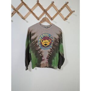 Grateful Dead Forever Grateful Tie-Dye Crew Neck Graphic Sweatshirt - Size SM